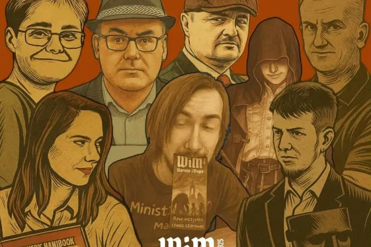 Grafika promująca konwent Warmia i Magia