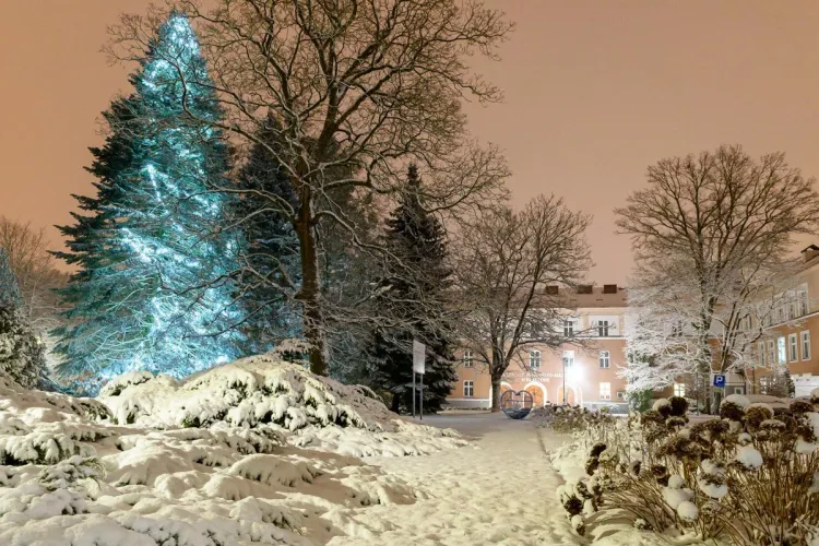 Kortowo. Rektorat w styczniu 2025. 