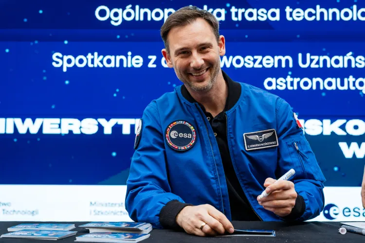 Dr inż. Sławosz Uznański-Wiśniewski gościł na UWM