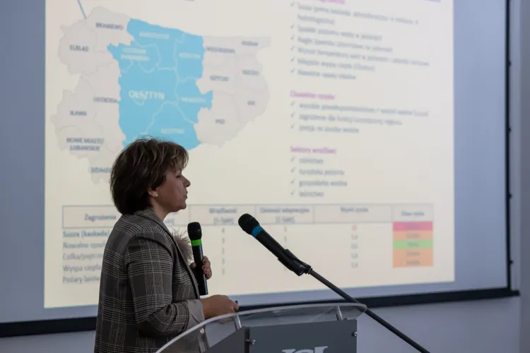 Prof. Katarzyna Glińska-Lewczuk prezentuje wyniki projektu