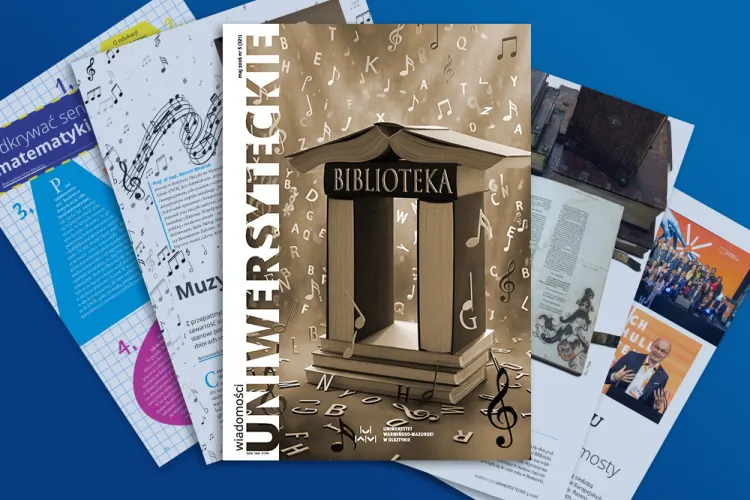 Okładka majowego wydania „Wiadomości Uniwersyteckich” 