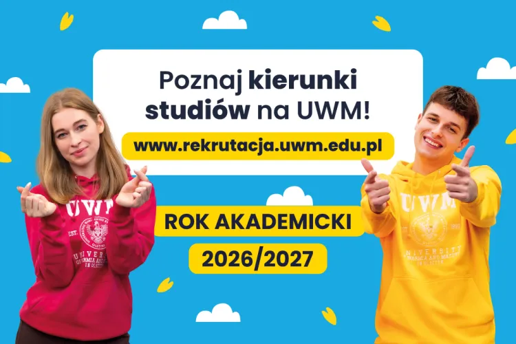 grafika promująca rekrutację na rok akademicki 2026/2027