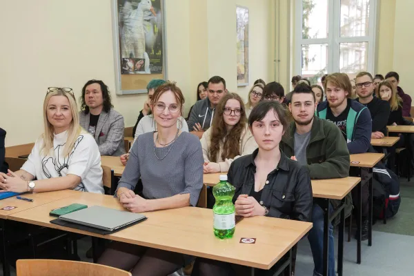 Uczestnicy seminarium kół naukowych na WBZ