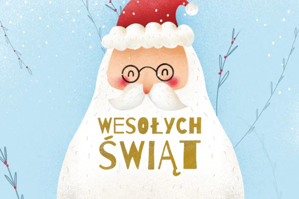 Ilustracja do życzeń - Mikołaj