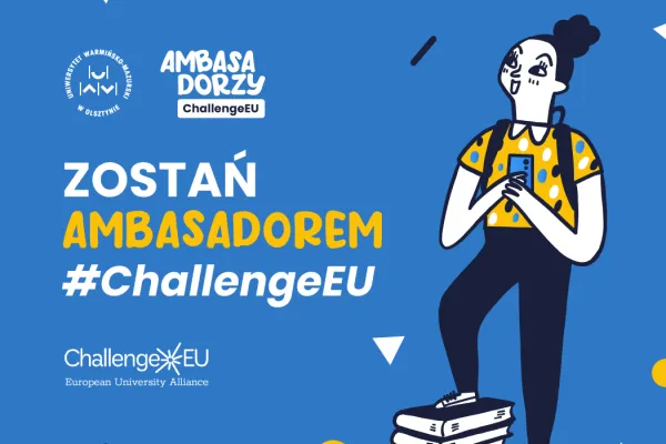 Zostań ambasadorem sojuszu ChallengeEU - grafika promocyjna