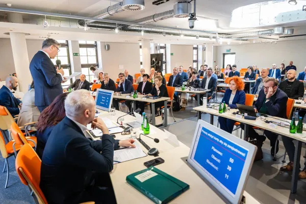 Obrady Senatu UWM - kwiecień 2026, widok na salę