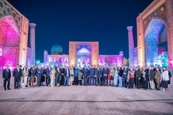 Uczestnicy III Forum Rektorów Polski i Uzbekistanu