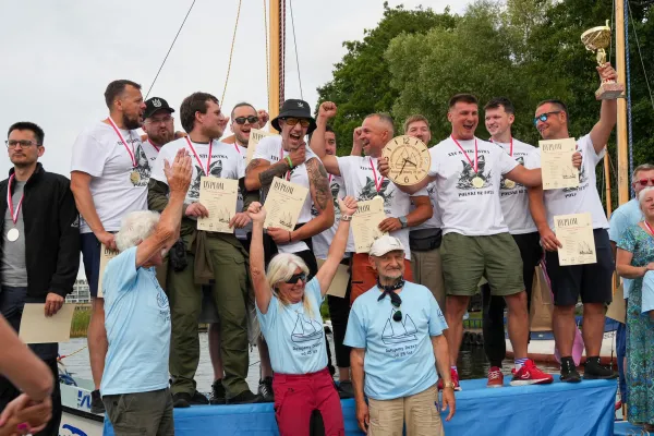 Załoga Szkwał podczas mistrzostw