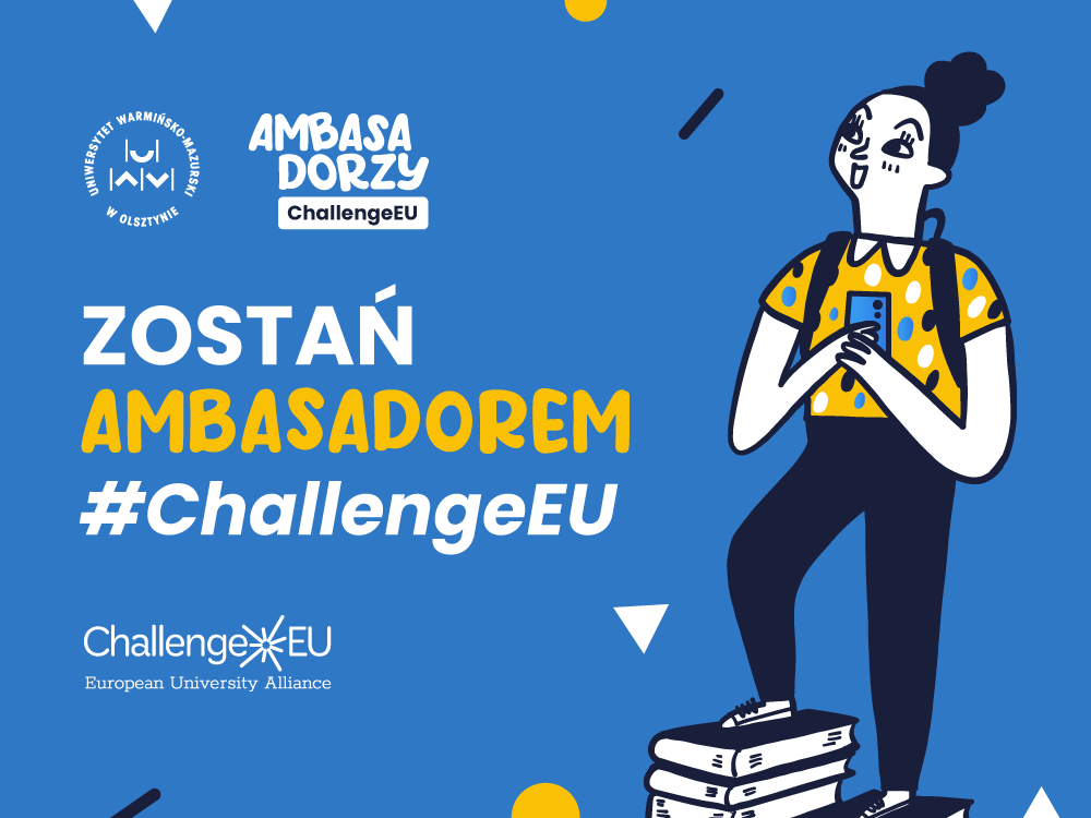 Zostań ambasadorem sojuszu ChallengeEU - grafika promocyjna
