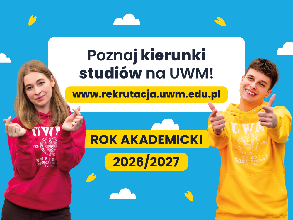 grafika promująca rekrutację na rok akademicki 2026/2027