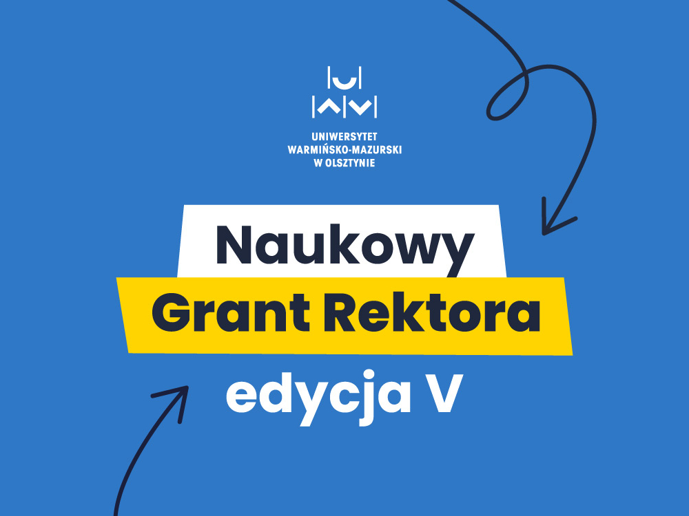 Okładka z napisem Naukowy Grant Rektora