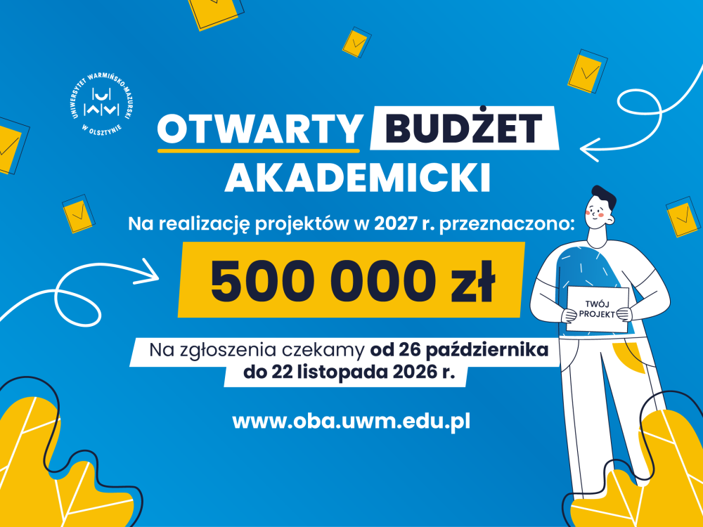 Okładka projektu Otwarty Budżet Akademicki