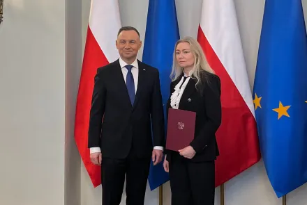Iwona Anna Ndiaye odebrała z rąk prezydenta nominację profesorską