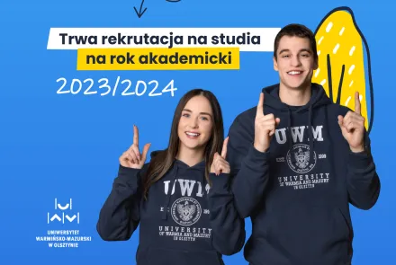 Rekrutacja na UWM trwa - zapisz się online