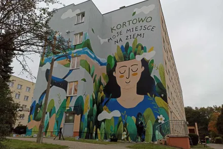 „Kortowo – moje miejsce na ziemi”. W kampusie UWM powstaje kolejny mural