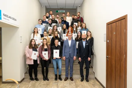 Rektor UWM nagrodził studentów i doktorantów 