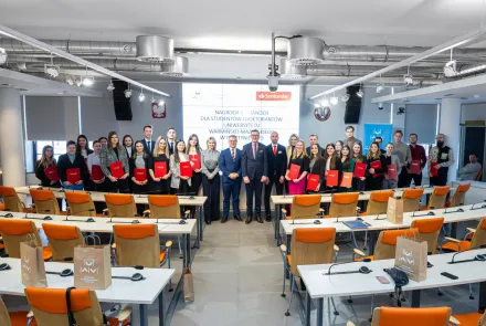 Studenci UWM nagrodzeni przez Santander Bank Polska