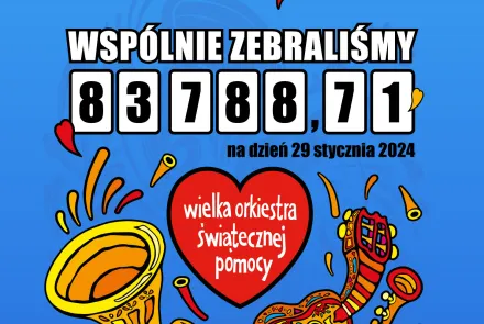 Urszula Sobierajska, szefowa sztabu WOŚP na UWM, podsumowuje finał