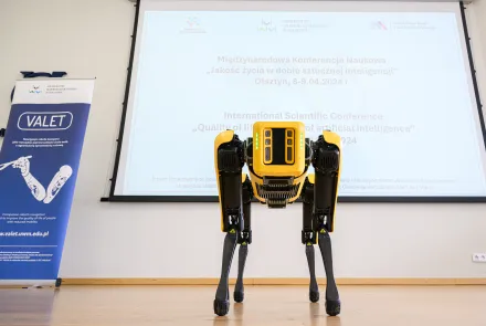 Robot kompan z UWM. Technologia dla poprawy jakości życia