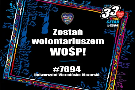 WOŚP na UWM: dołącz do naszego sztabu!