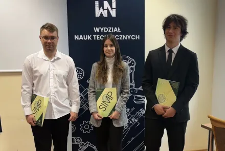 Studenci Wydziału Nauk Technicznych nagrodzeni przez SIMP