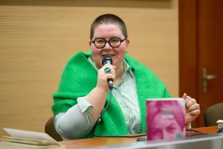 Prof. Bernadetta Darska gościnią „Spotkań z literaturą na Humanistycznym”