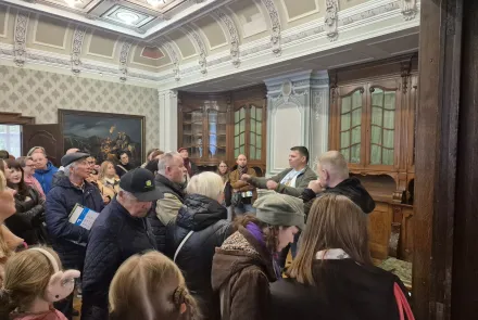 Pałac w Łężanach otworzył się na Noc Muzeów