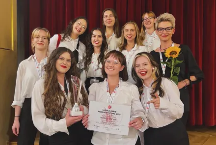 Zespół Musica In Via z UWM zdobył srebrny medal na festiwalu w Pradze