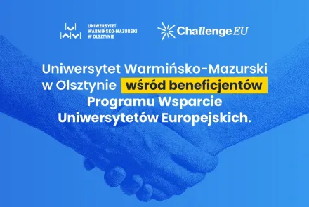 UWM otrzymał ponad milion złotych na działania w sojuszu ChallengeEU