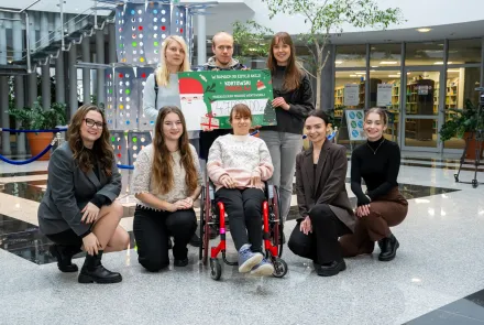 Społeczność UWM spisała się na medal: Kortowski Mikołaj obdarował Magdę