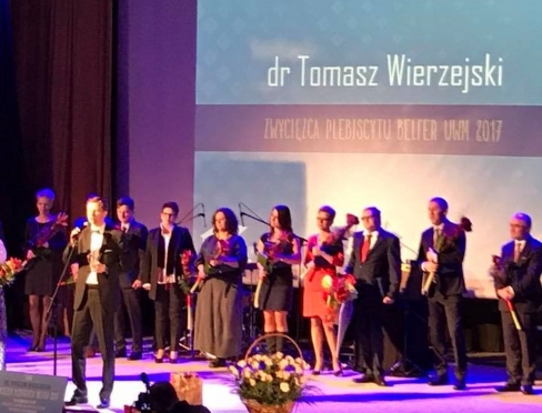 dr Tomasz Wierzejski - Uczelnianym Belfrem 2017