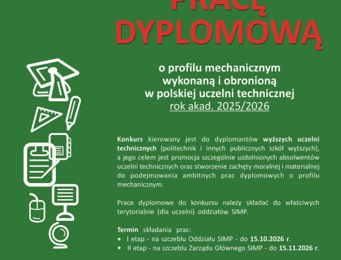 Ogólnopolski Konkurs Stowarzyszenia Inżynierów i Techników Mechaników Polskich